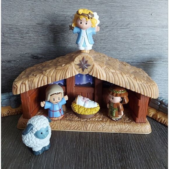 FISHER-PRICE CHRISTMAS STORY NATIVITY SCENE SET - Picture 2 of 4